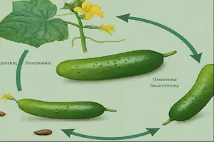 Cucumber plant growth stages