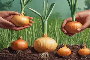 Onion growth stages